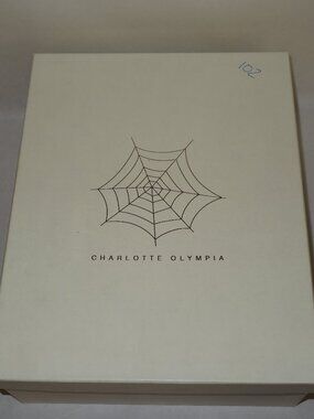 Charlotte Olympia Empty Shoe Box w/ Dust Bag & Extras